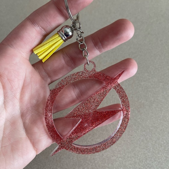 Handmade DC Comics- Flash Keychain - Picture 2 of 6